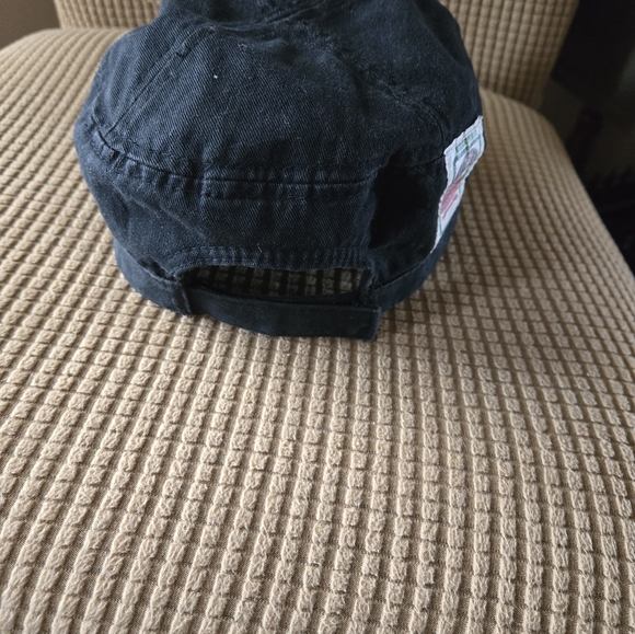 Jagermeister Logo Black Military Cadet Adjustable Hat Light Wear - Picture 3 of 5